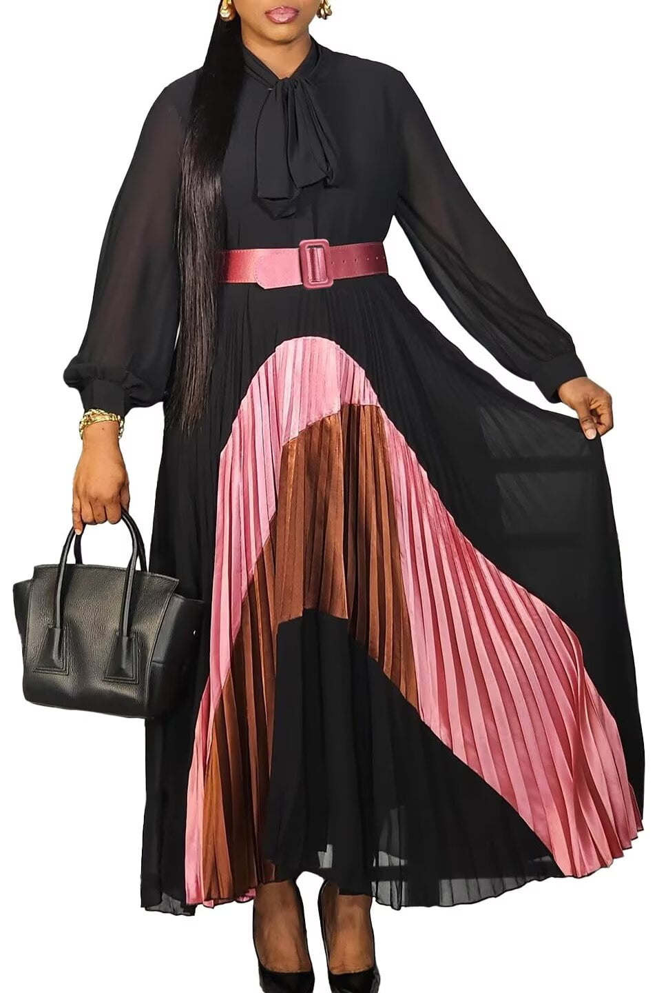 Women's Fall Maxi Work Dresses Business Dress Elegant Cocktail Party Long  Dress