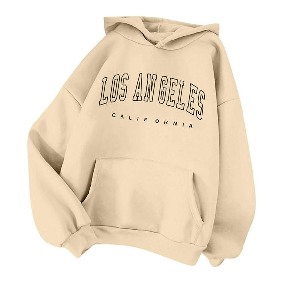 Women's Fall/Winter Fashion Hoodie Athletic Sweatshirt With Letter Print For Style & Comfort Heavy Womens Sweatshirt Women S Hoodies Womens Tunic Zip up Sweatshirt Womens Hoodie with Zipper 100