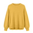thumbnail image 1 of Women's Fall Winter Neck Pullover Sweater Casual Soft Loose Fit Long Sleeve Knit for Daily Wear, 1 of 3