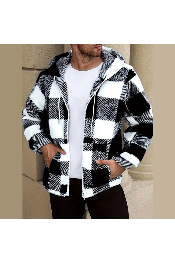 Women's Fall Winter Straight Cardigan Coat Button Pocket Jacket Outerwear Long Sleeve Loose Fit Warm Thickened Casual Fashion Gift for Her | CSEONE,Black XL