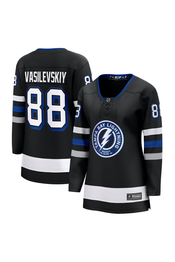 Women's Fanatics Andrei Vasilevskiy Black Tampa Bay Lightning Breakaway Jersey