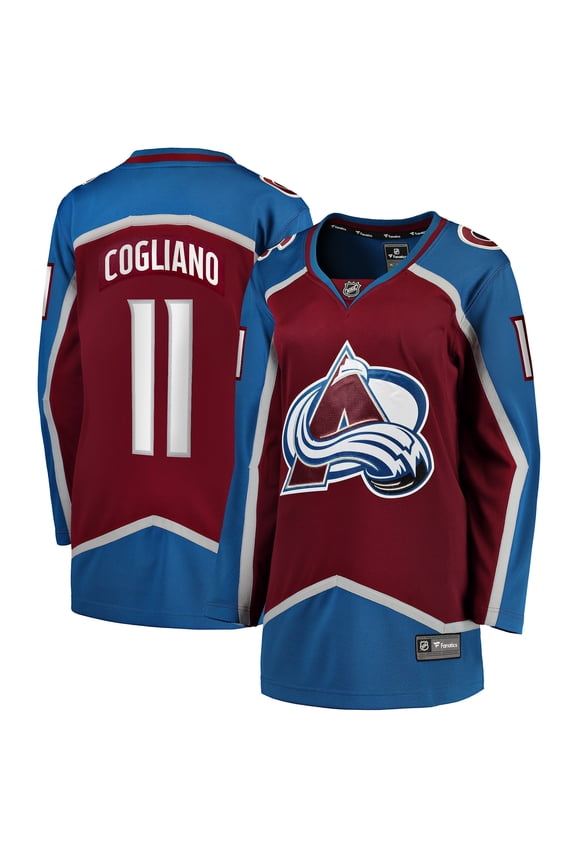 Women's Fanatics Andrew Cogliano Burgundy Colorado Avalanche Home Breakaway Player Jersey