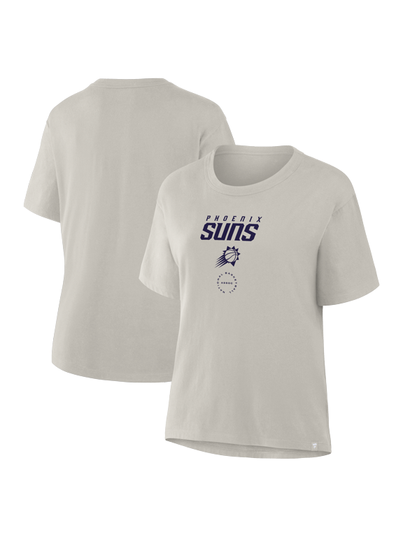 Women's Fanatics Beige Phoenix Suns Crossover Legacy T-Shirt
