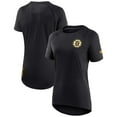thumbnail image 1 of Women's Fanatics Black Boston Bruins Authentic Pro Rink Raglan Tech T-Shirt, 1 of 3