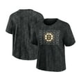 thumbnail image 1 of Women's Fanatics  Black Boston Bruins Faded Wash T-Shirt, 1 of 3