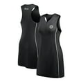 thumbnail image 1 of Women's Fanatics Black Boston Bruins Studio Boost Athletic Half-Zip Dress, 1 of 4