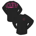 thumbnail image 1 of Women's Fanatics  Black Chicago Cubs Neon Jersey Long Sleeve T-Shirt, 1 of 3