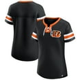 thumbnail image 1 of Women's-Fanatics  Black Cincinnati Bengals Lace-Up Bling T-Shirt, 1 of 3