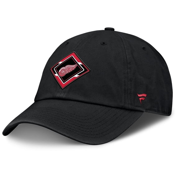Women's Fanatics Black Detroit Red Wings Authentic Pro Rink Adjustable Hat