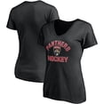 thumbnail image 1 of Women's Fanatics Black Florida Panthers Overtime V-Neck T-Shirt, 1 of 3