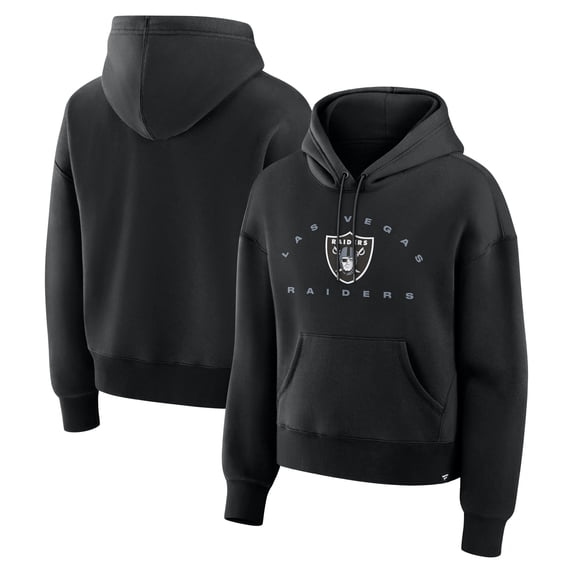 Women's Fanatics Black Las Vegas Raiders Eligible Receiver Legacy Pullover Hoodie