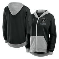 Women's Fanatics Black Las Vegas Raiders Hit It Full-Zip Hoodie