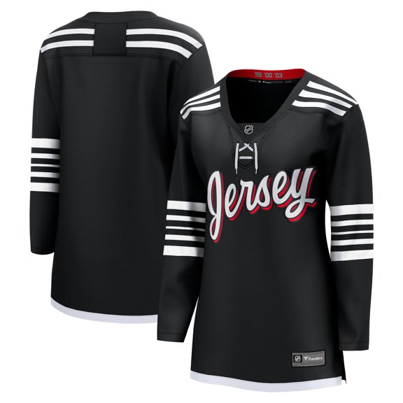 Women's Fanatics Black New Jersey Devils Alternate Breakaway Jersey