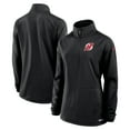 thumbnail image 1 of Women's Fanatics  Black New Jersey Devils Authentic Pro Rink Lightweight Quarter-Zip Pullover Top, 1 of 3