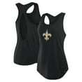 thumbnail image 1 of Women's Fanatics Black New Orleans Saints Iron Fan Tank Top, 1 of 5