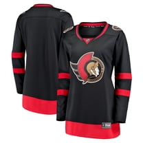 Women's Fanatics Black Ottawa Senators Home Breakaway Jersey