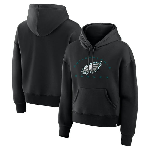 Women's Fanatics Black Philadelphia Eagles Eligible Receiver Legacy Pullover Hoodie