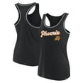 thumbnail image 1 of Women's Fanatics Black Phoenix Suns Wordmark Logo Racerback Tank Top, 1 of 3