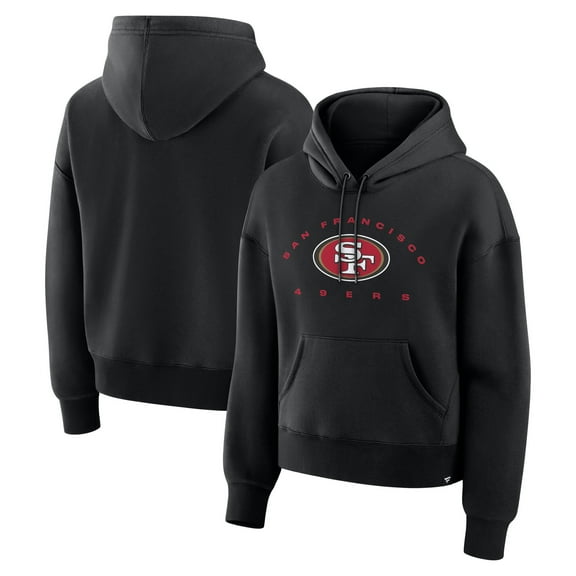 Women's Fanatics Black San Francisco 49ers Eligible Receiver Legacy Pullover Hoodie