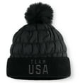thumbnail image 1 of Women's-Fanatics  Black Team USA Summit Pongee Beanie, 1 of 2