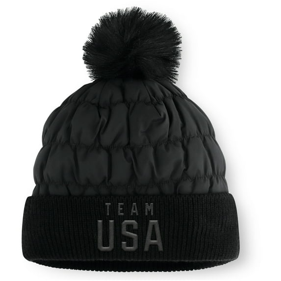 Women's-Fanatics Black Team USA Summit Pongee Beanie