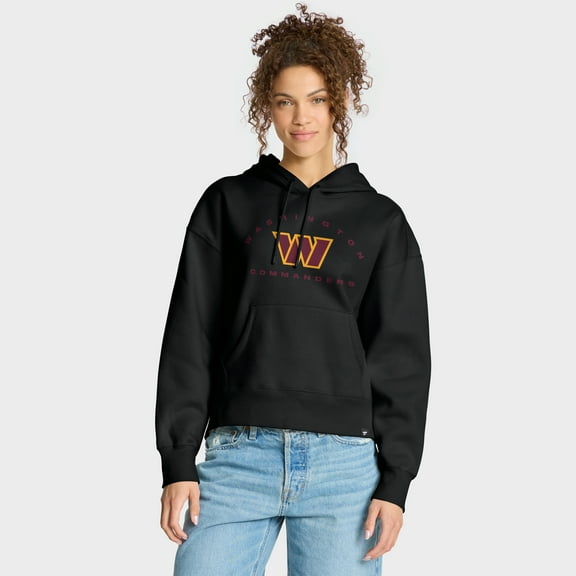 Women's Fanatics Black Washington Commanders Eligible Receiver Legacy Pullover Hoodie