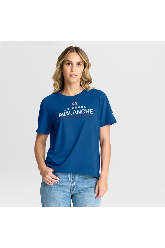 Women's Fanatics Blue Colorado Avalanche Authentic Pro Primary T-Shirt