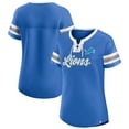 thumbnail image 1 of Women's Fanatics Blue Detroit Lions Original State Lace-Up T-Shirt, 1 of 3