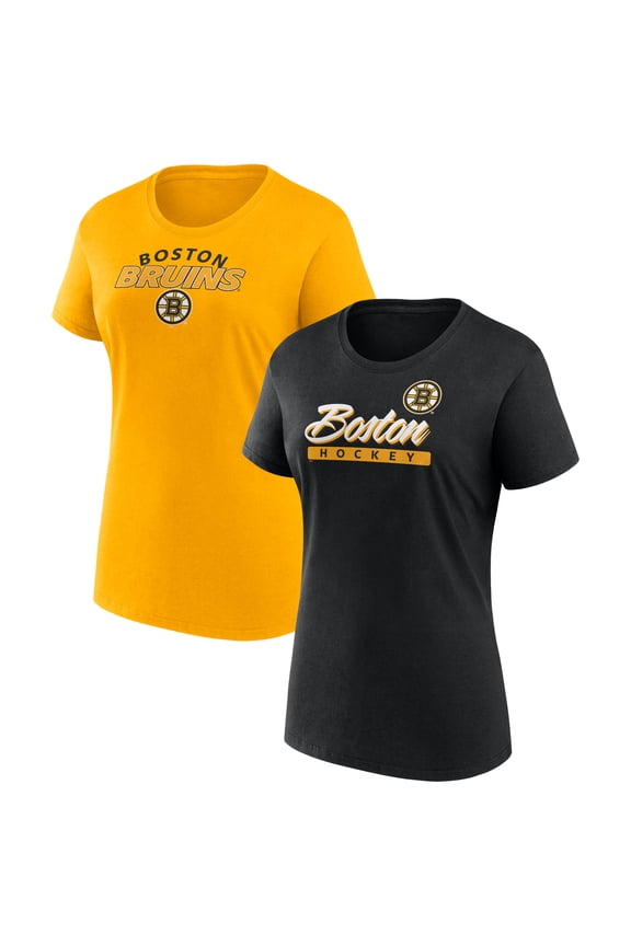 Women's Fanatics Boston Bruins Risk T-Shirt Combo Pack