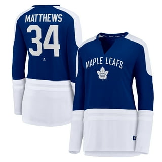 Men's Adidas Auston Matthews Blue Toronto Maple Leafs Fresh Name & Number T-Shirt