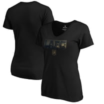 Women's Black LAFC Hometown Collection City View V-Neck T-Shirt