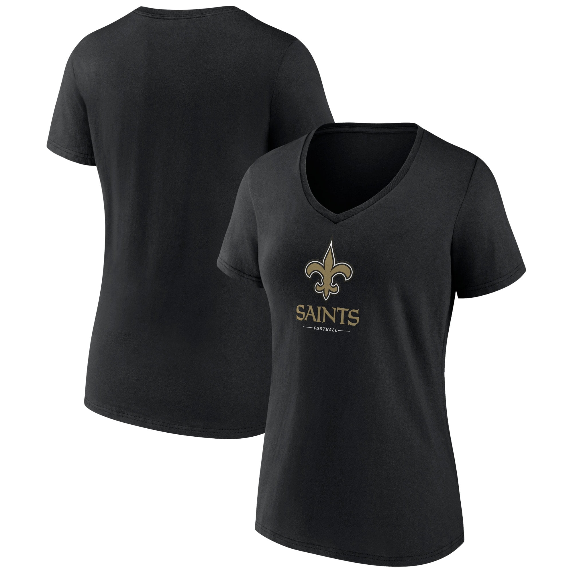 New orleans saints v neck t shirt top