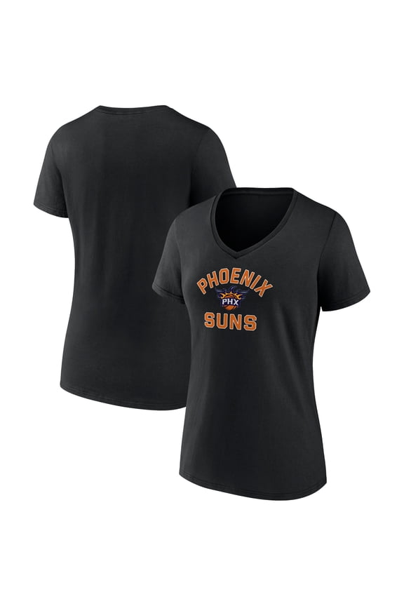 Women's Black Phoenix Suns Overtime Team V-Neck T-Shirt