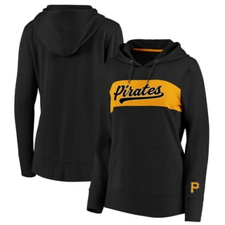 Men's Pittsburgh Pirates Fanatics Branded Black/Gold Chip In Pullover Hoodie