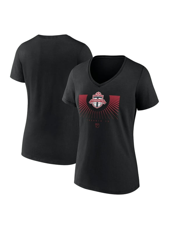 Women's Fanatics Branded Black Toronto FC Retreat V-Neck T-Shirt