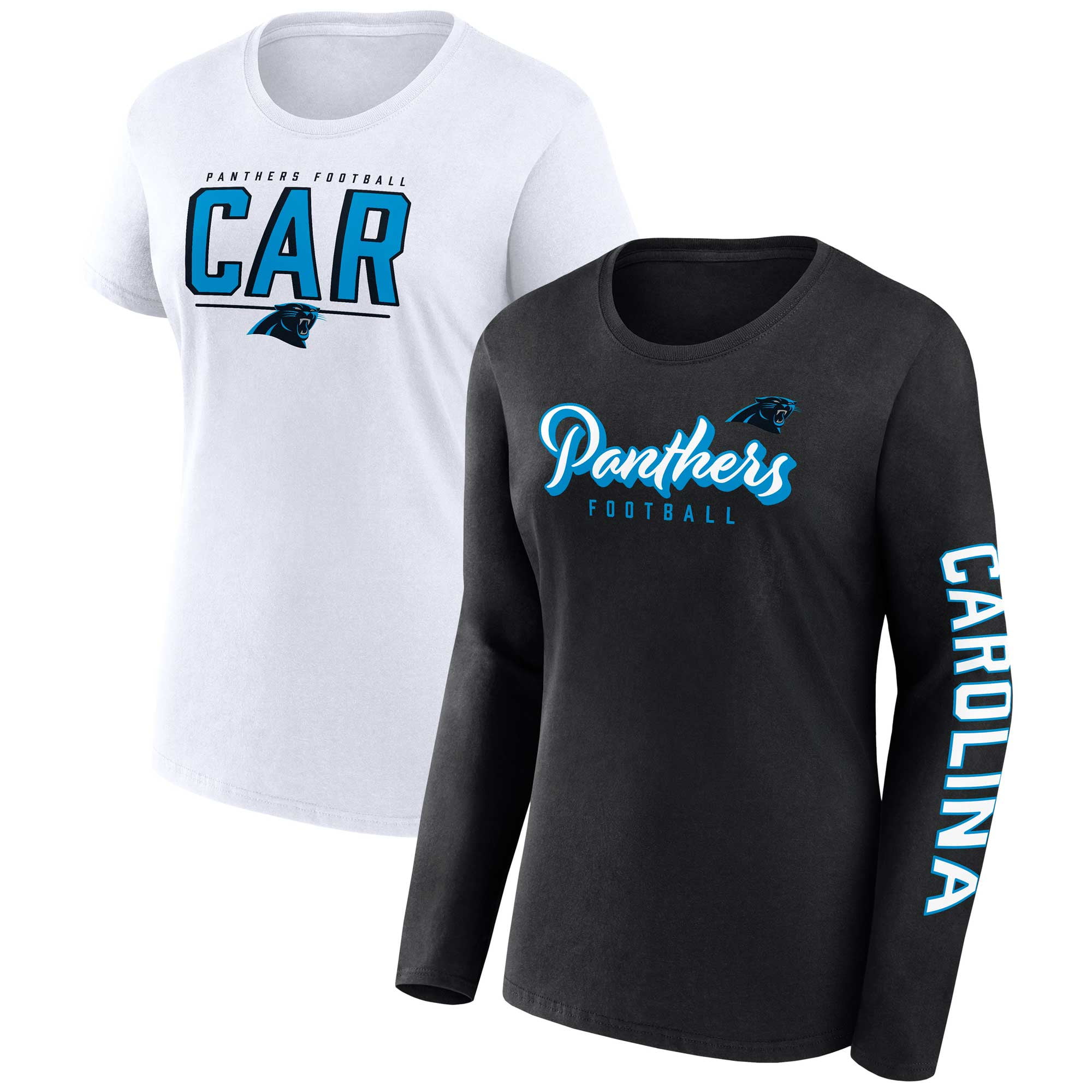 Womens carolina panthers long sleeve shirt hotsell