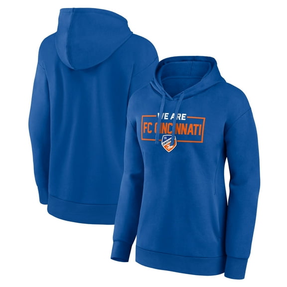 Women's Blue FC Cincinnati We Are Pullover Hoodie