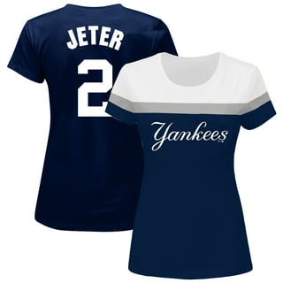 Women's Nike Derek Jeter White/Navy New York Yankees 2020 Hall of Fame  Induction Home Replica Player Name Jersey