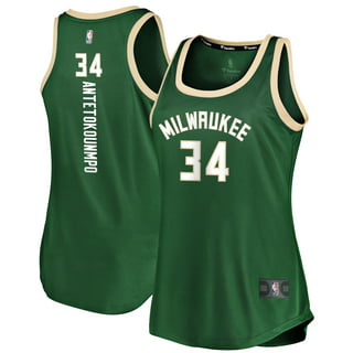 Youth Nike Giannis Antetokounmpo Hunter Green Milwaukee Bucks Swingman Jersey - Icon Edition