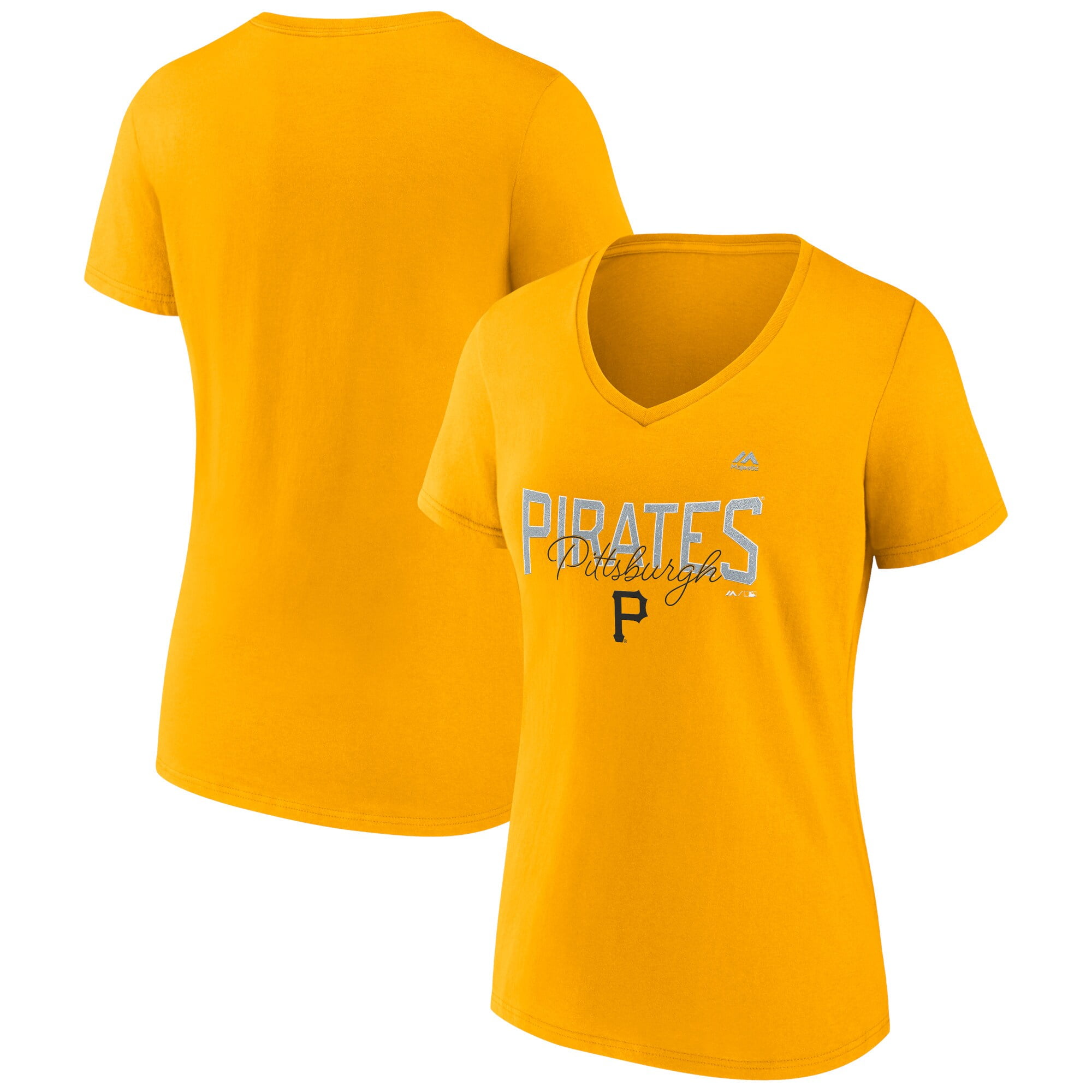 Women s fanatics branded gold pittsburgh pirates score from second v