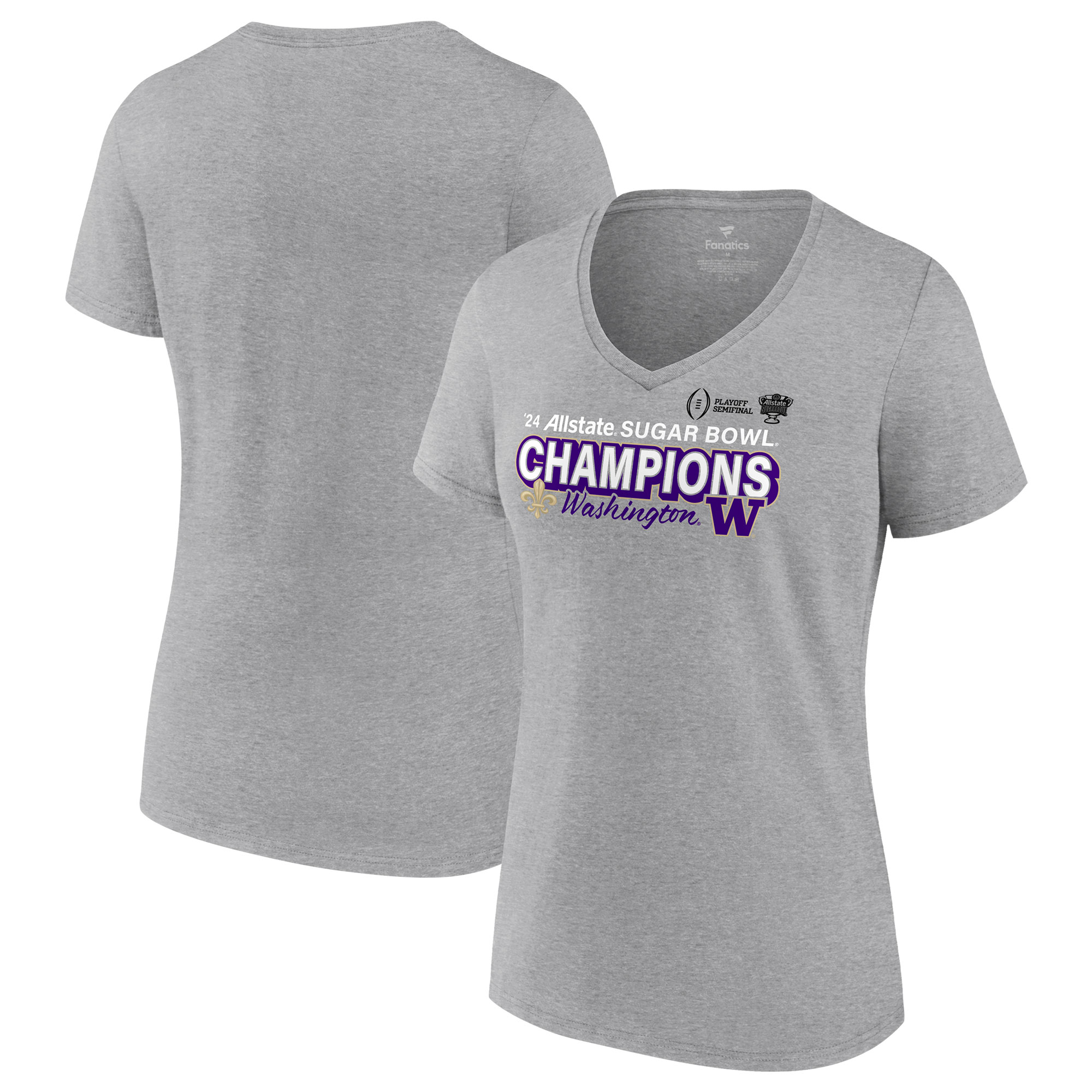 Women's Fanatics Branded Gray Washington Huskies College Football