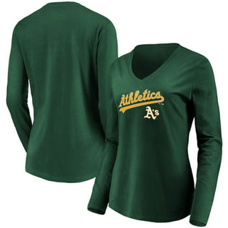 Men's Fanatics Branded Kelly Green Oakland Athletics True Classics  Throwback Logo Tri-Blend T-Shirt