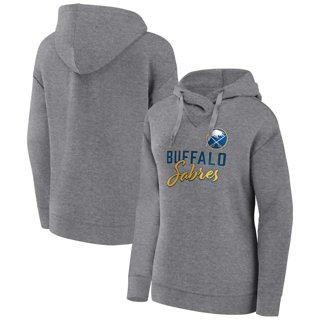 Women's Antigua Heathered Charcoal Buffalo Bills Absolute Full-Zip Hoodie Size: Small