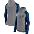 thumbnail image 1 of Women's Fanatics  Heather Gray/College Navy Chicago Bears Blind Side Lightweight Full-Zip Hoodie, 1 of 3