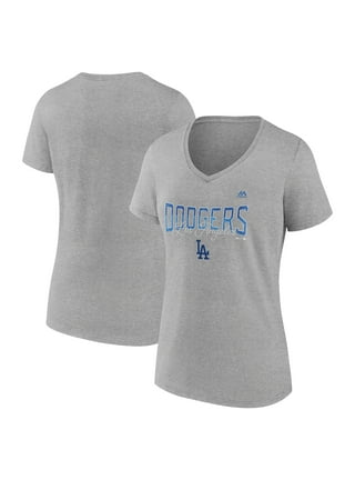 Women's Fanatics Branded White Los Angeles Dodgers Bat T-Shirt