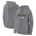 Women's Fanatics Heather Gray Miami Hurricanes Script Favorite Pullover