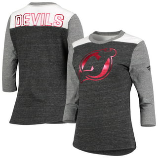 New Jersey Devils Reebok Speedwick Shirt Large Long Sleeve Gray NHL