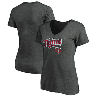 Minnesota Twins G-III 4Her by Carl Banks Women's Team Graphic V-Neck  T-Shirt - Navy