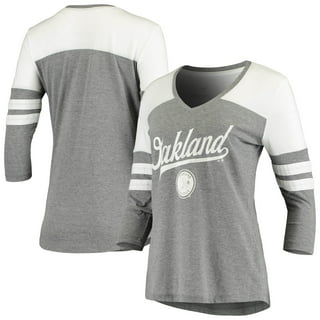 Men's Heathered Charcoal Oakland Athletics Big & Tall Long Sleeve Team T- Shirt