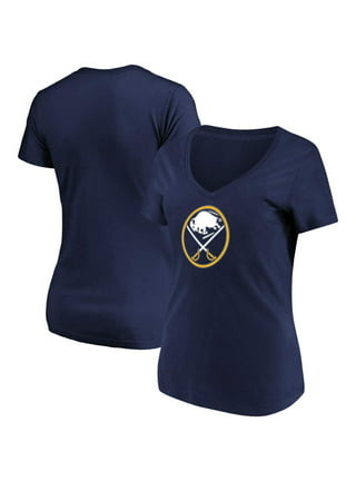 Women's Fanatics Branded Royal/Heathered Gray Buffalo Sabres 2-Pack V-Neck  T-Shirt Set
